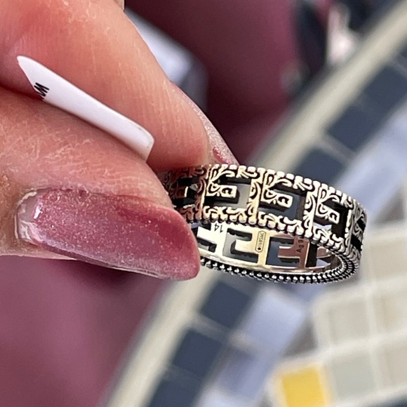 Gucci NWT G Cube Ring Sterling Silver Sz 6 3/4 - Picture 11 of 16